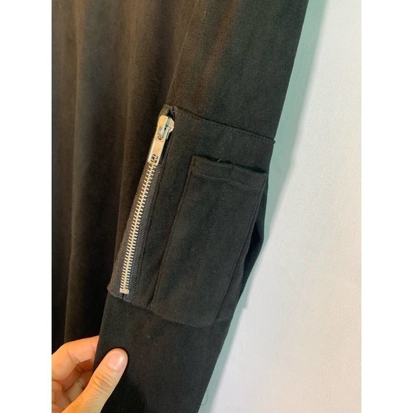 5/ $25 Forever 21 Black Long Sleeve Top S - Picture 4 of 5